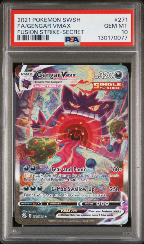 PSA10- gengar vmax -#271
