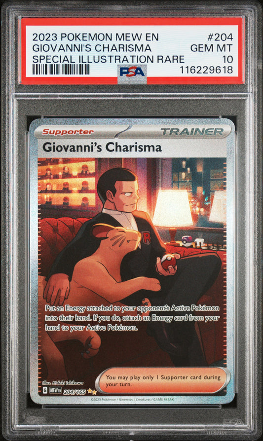 PSA10- Giovanni‘s charisma -#204