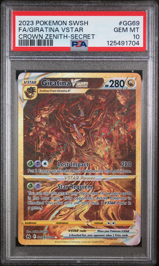 PSA10- giratina vstar -#GG69