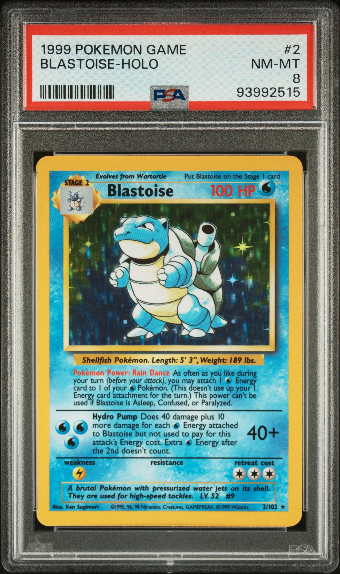 PSA8- Blastoise -#2