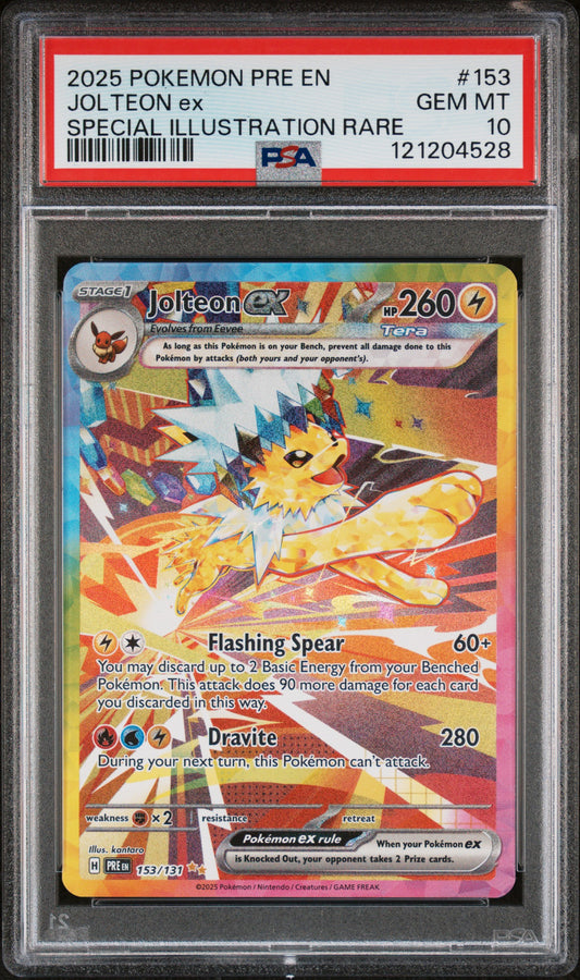 PSA10- Jolteon ex -#153
