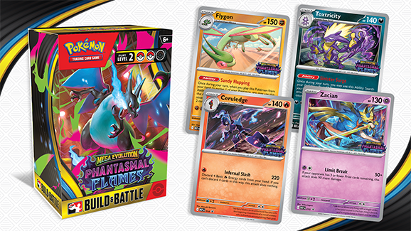 Pokemon TCG Phantasmal Flames Build & Battle Box