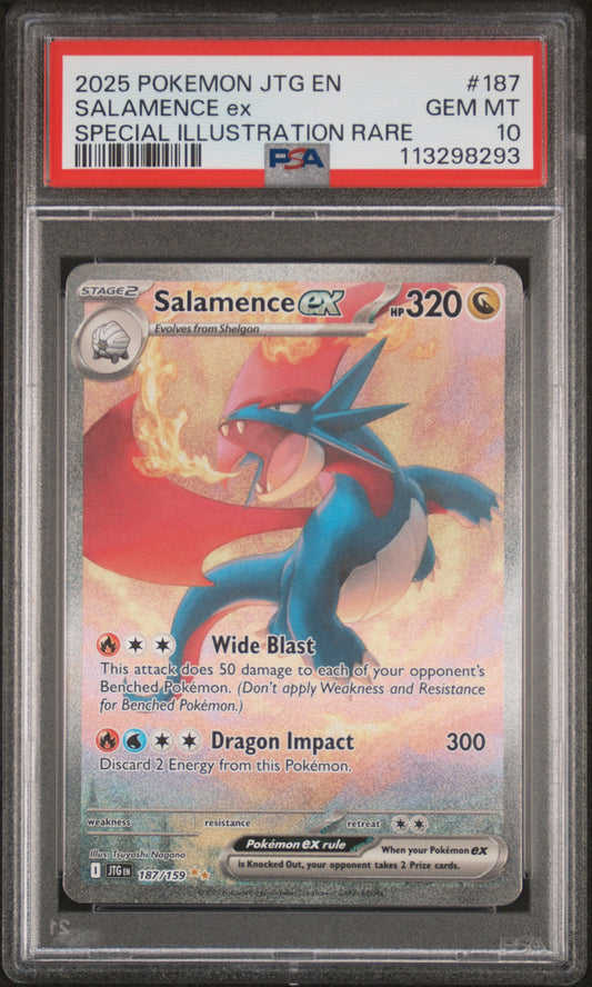 PSA10- salamence ex -#187